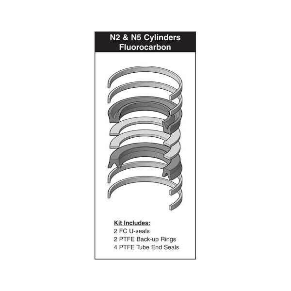 Hydro-Line - After Market Parts Hydraulic Cylinder Repair Kit- 5 Piston Kit N25-512-10V - main